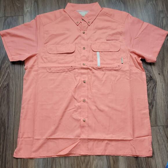 Tallwoods Element Wear Fishing Camping Hiking Vented Button Down Shirt Men XL - Picture 2 of 7